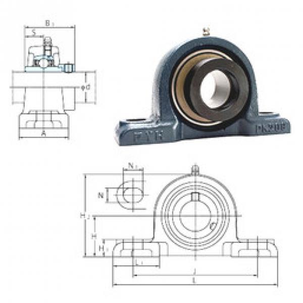 Rodamiento NAPK205 FYH #1 image