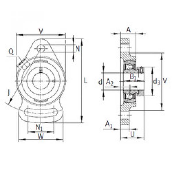 Rodamiento PSFT20 INA #1 image