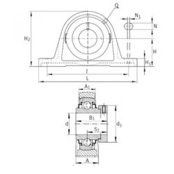 Rodamiento RAK2-7/16 INA #1 image