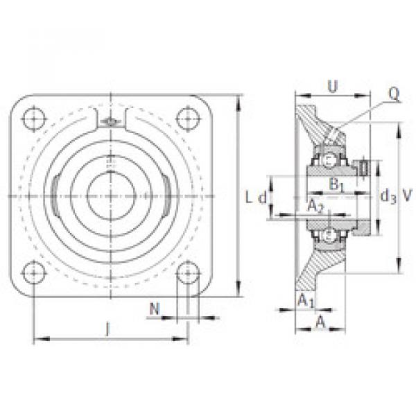 Rodamiento RCJ3/4 INA #1 image