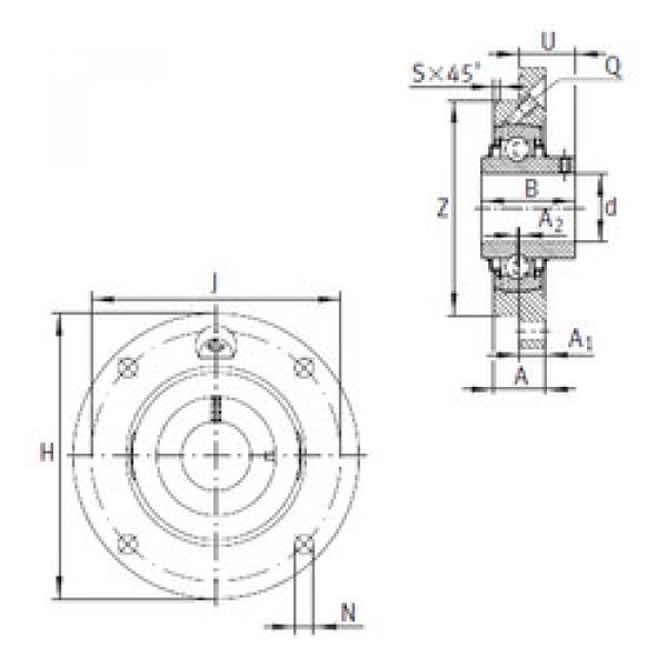 Rodamiento RMEY70 INA #1 image