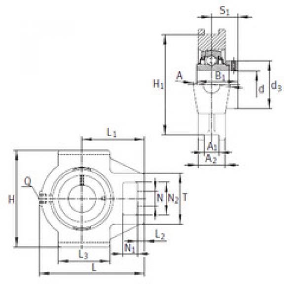 Rodamiento RTUE25 INA #1 image