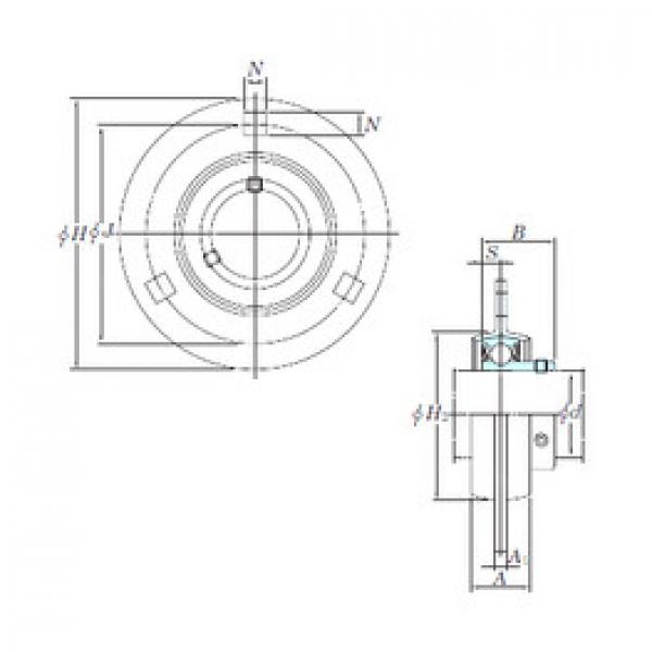 Rodamiento SBPF203 KOYO #1 image