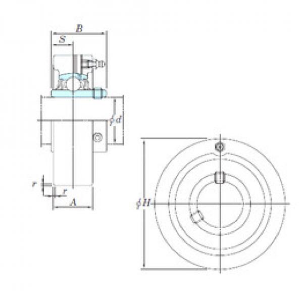 Rodamiento UCC208-25 KOYO #1 image