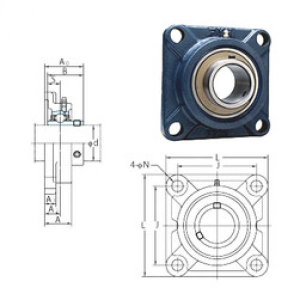 Rodamiento UCFX14-44E FYH #1 image