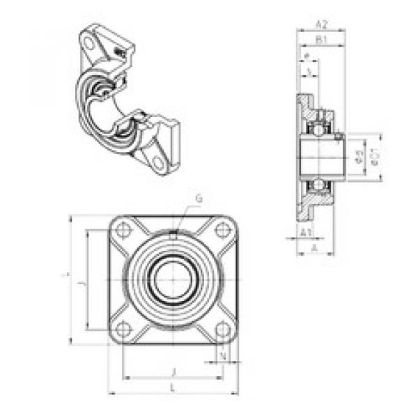 Rodamiento UCF210 SNR #1 image