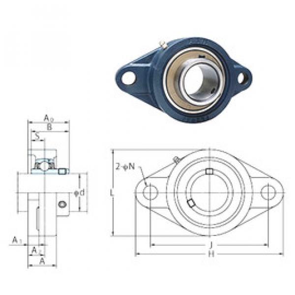 Rodamiento UCFL206-18 FYH #1 image