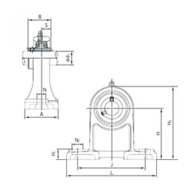 Rodamiento UCPH207 NACHI #1 image