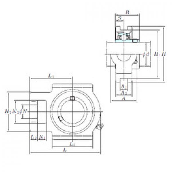 Rodamiento UCT208-25 KOYO #1 image