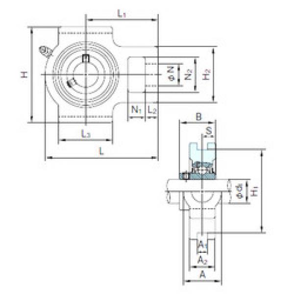 Rodamiento UCT317 NACHI #1 image