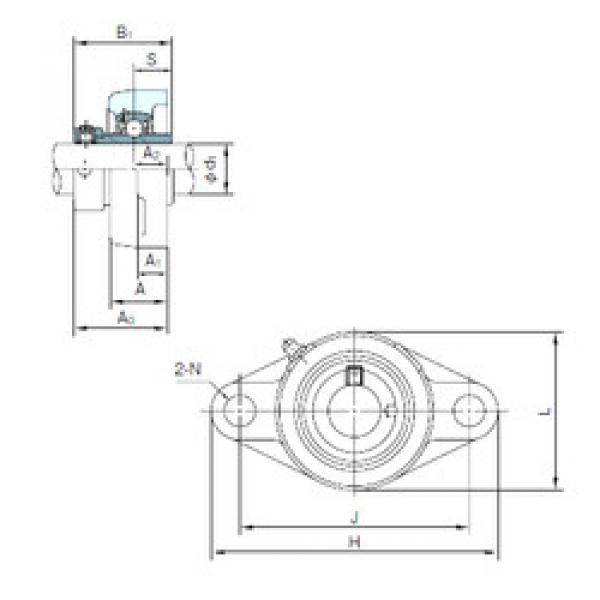 Rodamiento UGFL207 NACHI #1 image