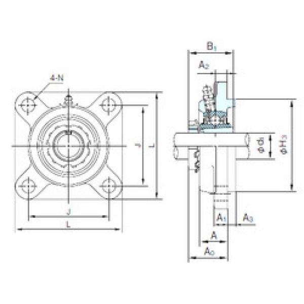 Rodamiento UKFS317+H2317 NACHI #1 image