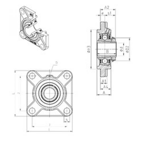 Rodamiento UKFS317H SNR #1 image