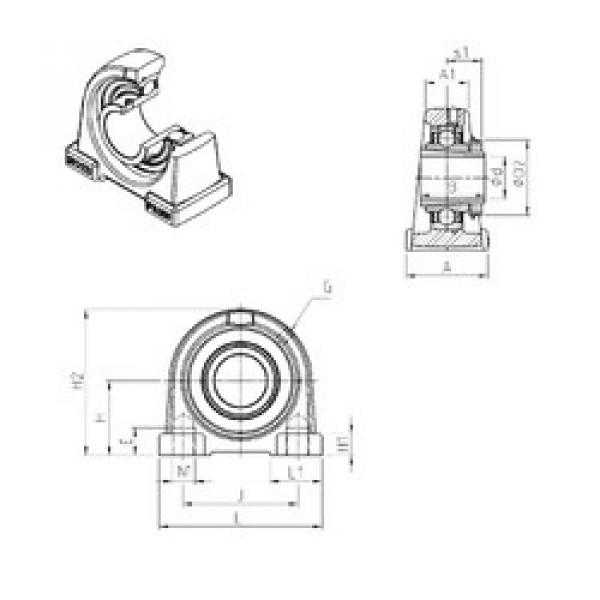 Rodamiento UKPAE212H SNR #1 image