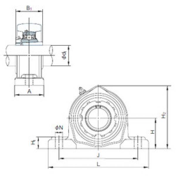 Rodamiento UKPK217+H2317 NACHI #1 image