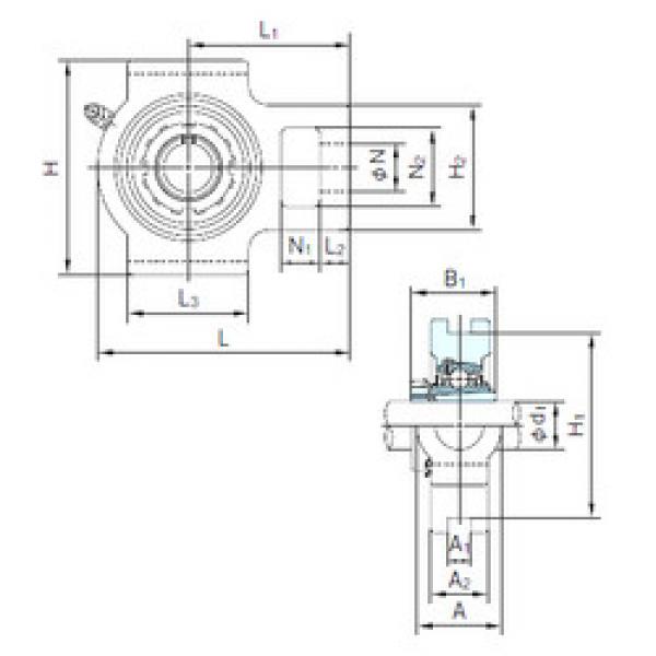 Rodamiento UKT205+H2305 NACHI #1 image