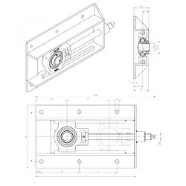 Rodamiento UKT209H+WB SNR #1 image