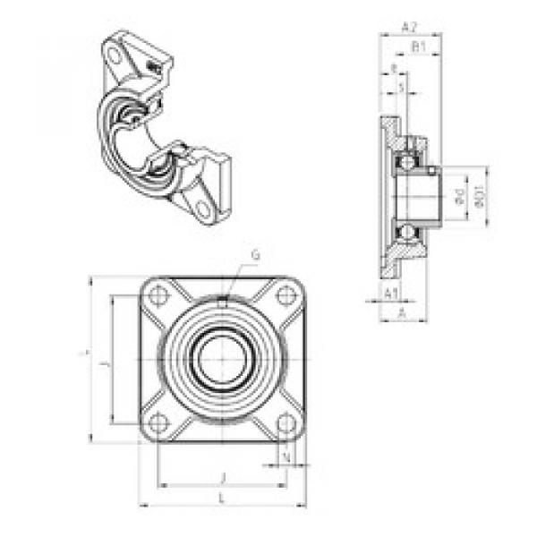 Rodamiento USF203 SNR #1 image