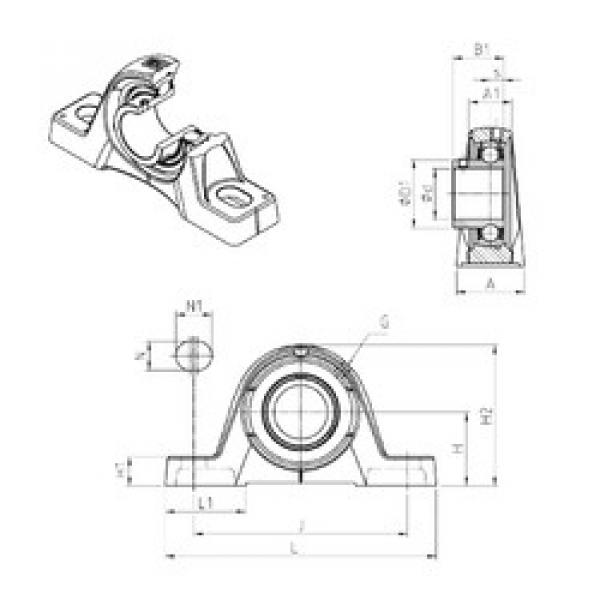 Rodamiento USPE202 SNR #1 image