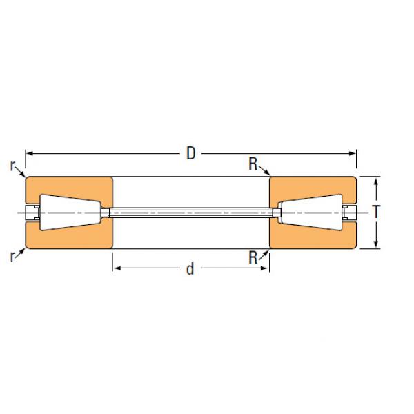 Bearing T1421 Cageless #1 image